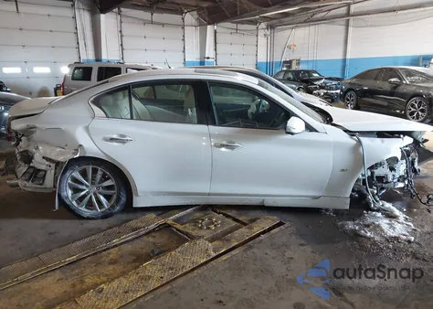 2015 Infiniti Q50 Premium z USA, uszkodzony, nr VIN JN1BV7AR9FM403267